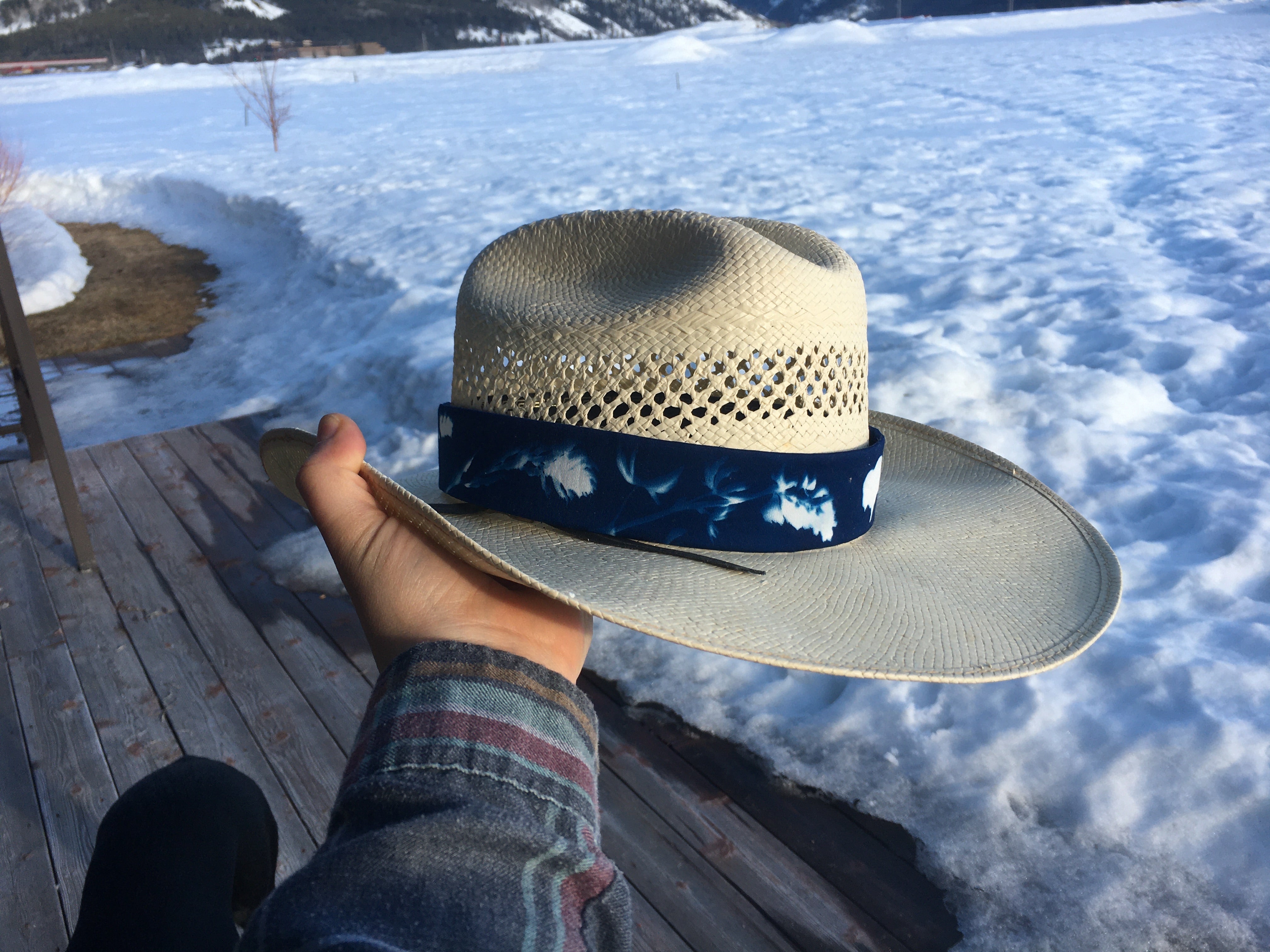 Cyanotype Hatband